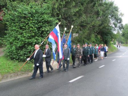 Slovesnost ob odhodu JLA iz SV Slovenije, 5.7.2014 na Gibini 1